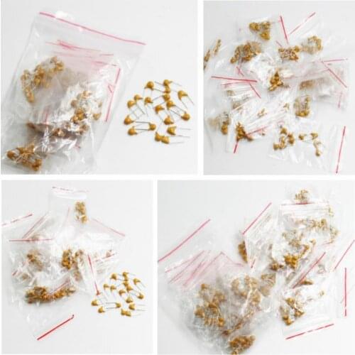 New 18 Values 20pF~1uF DIP Multilayer Ceramic Capacitors Assortment Kit 180Pcs Multilayer ceramic capacitor