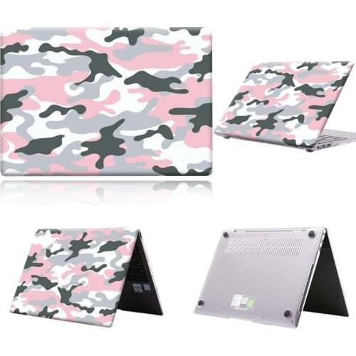 PC New Pink Camouflage Laptop Case For Huawei MateBook 13/13 AMD Ryzen/14/D14/D 15/X 2020/X Pro/Pro 16.1/Honor MagicBook 14/15
