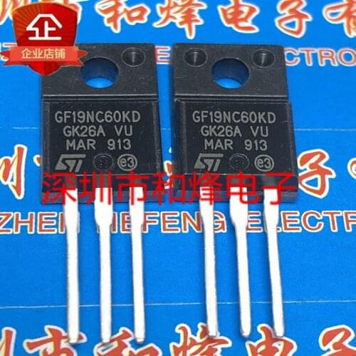 Original 5pcs/ STGF19NC60KD GF19NC60KD TO-220F