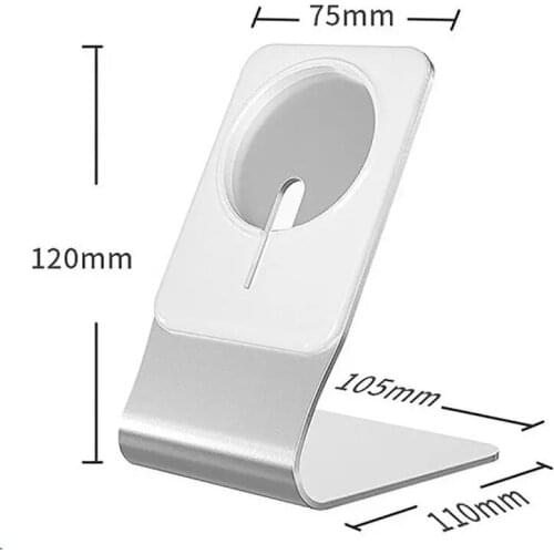 Suspended Charger Bracket Phone Holder For iPhone Magsafe Max /12 Charging Charger Desktop Stand Mount Wireless 12 mini Pro P1X5