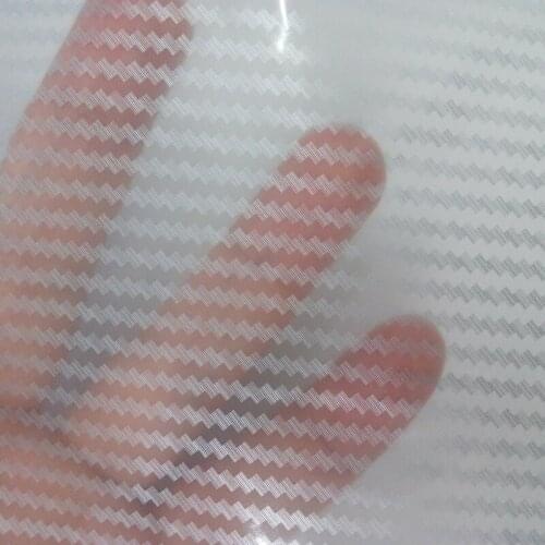 Water transfer printing CSTC9031Q 1mX10m sliver and transparent carbon fiber hydrographic film