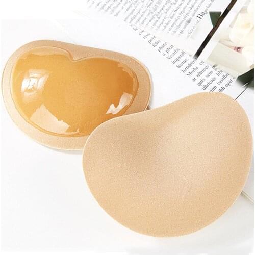 Women Soft Removable Silicone Gel Breast Nipple Covers Bra Up Padding Insert For Swimwear Swimsuits Bikini Push Chest Pads K5E1