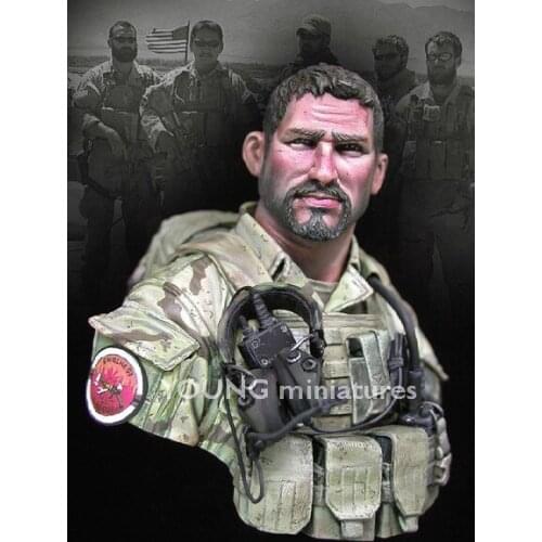 1/10 Scale Resin Bust US Army Seal 6 Team Red Wing Action Figure Model Kit Free Shipping