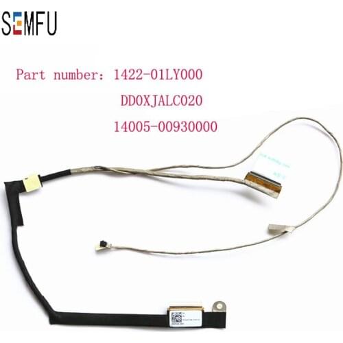 1pcs or 5pcs/lot New Laptop LCD LVDS Flex Cable For ASUS X450 X450C X450V X450j A450C X452 R409L P/N:DD0XJALC020