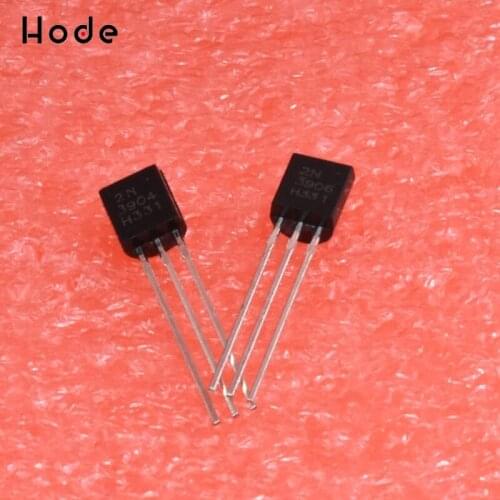 100pair OR 200PCS Transistor TO-92MOT/ON/FSC 2N3904/2N3906 NEW GOOD QUALITY