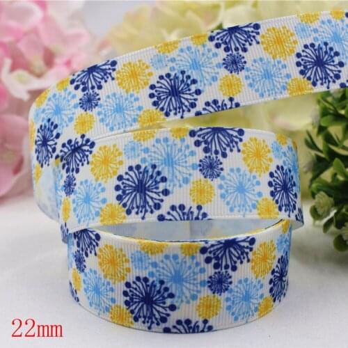 165713,(1")25mm 10yard/lot Flowers Ribbons Thermal transfer Printed grosgrain Wedding Accessories DIY handmade material