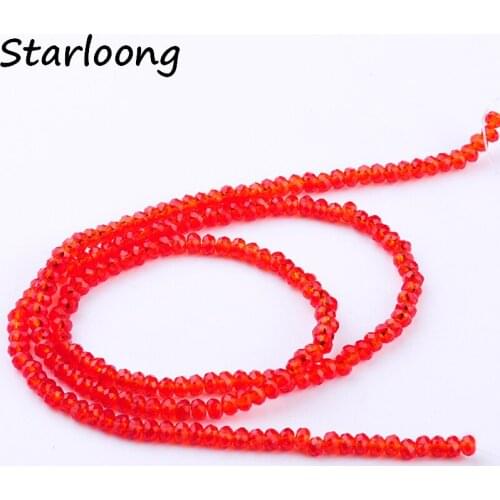 195pcs/lot 2.5-3mm High quality AAA round Upscale Austrian crystal beads loose rondelles glass ball bracelet Jewelry DIY Make