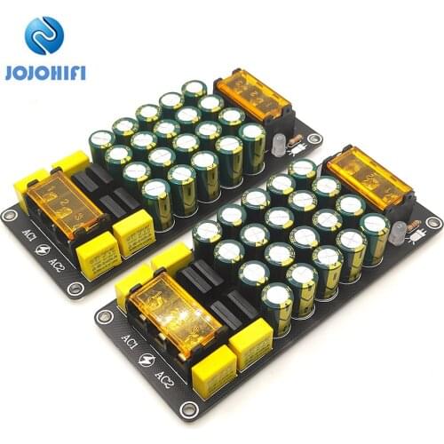 2pcs 10A Output Positive & Negative DC Voltage Full Bridge Dual Power Supply Filter Power Amplifier Rectifier Filter Board
