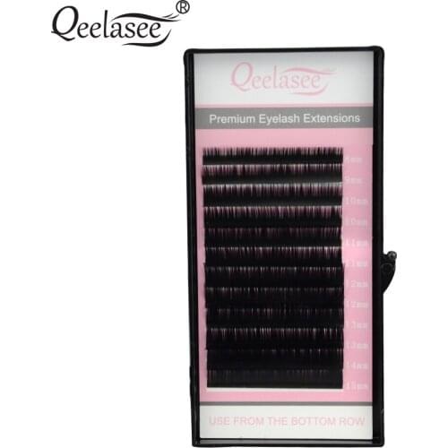 5 Pcs 0.20 High Quality Eyelashes Extensions Faux Cils Individuels Natural Looking Thick Cilios Prosticos