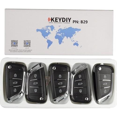 5pcs KEYDIY B Series B29 3 Button universal KD Remote Control for KD200 KD900 KD900+ URG200 KD-X2 mini KD Remote