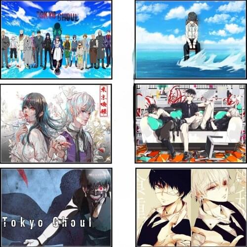 5D DIY Diamond Painting Japanese Anime Tokyo Ghoul Cartoon Comic Poster Diamond embroidery Cross stitch Diamond mosaic paint