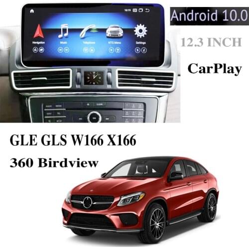 For Mercedes Benz GLE GLS GL 350 450 550 63 MB X166 NTG Car Android Internet Multimedia Navi Audio Stereo CarPlay 360 Bird View