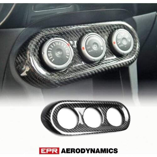 Car-styling For Mitsubishi Evolution EVO 10 X Carbon Fiber Air Condition Trim Fibre Air Vent Garnish