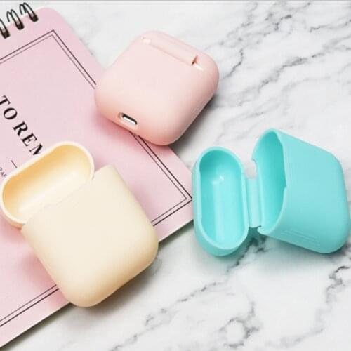 Soft Silicone Bluetooth Earphone Protective Case Cover Skin for Apple AirPod Popular Style