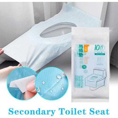 10pcs/Pack Toilet Seat Covers Disposable Paper Various Toilets Universal Can Biodegradable Toilet Seat Covers 47*38CM/40*60CM