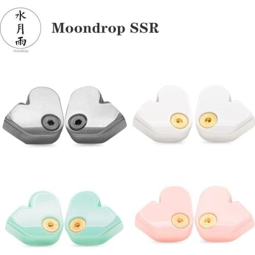 Moondrop SSR Diaphragm Dynamic In-Ear Earphone Super Spaceship Reference with Brllum-Coated Dome 2Pin 0.78mm Detachable Cable