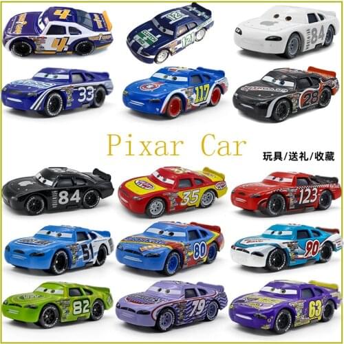 Disney Pixar Car 2 Alloy Car Model Number Car No. 4 No. 28 No.33 No.117 White Apple No. 51 Boys Children Educational Gift Toys