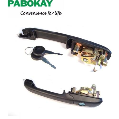 FORNew Door Handle Front Driver Left Side VW Black LH Hand Sedan Passat 3A0837205D 3A0837205B 3A0837205C