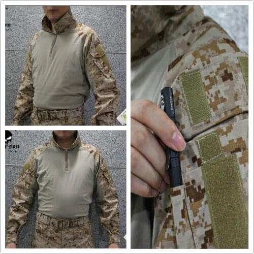 Emerson Tactical G3 Combat shirt Emerson BDU Military Army aorsoft wargame shirt AOR1 EM8575