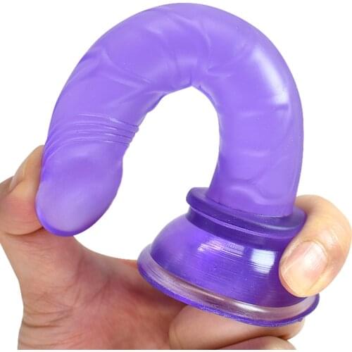 Erotic Bullet Big Realistic Dildo Anal Butt Plug Strap On Big Penis Suction Cup No Vibrator Toys For Adult Sex Toys For Woman