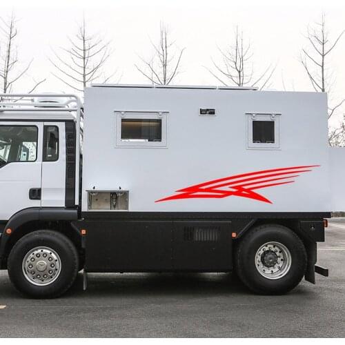 Colorful Strip Side Kits RV Stickers Vinyl Car Styling Caravan Van Decor Auto Body Sticker Decal