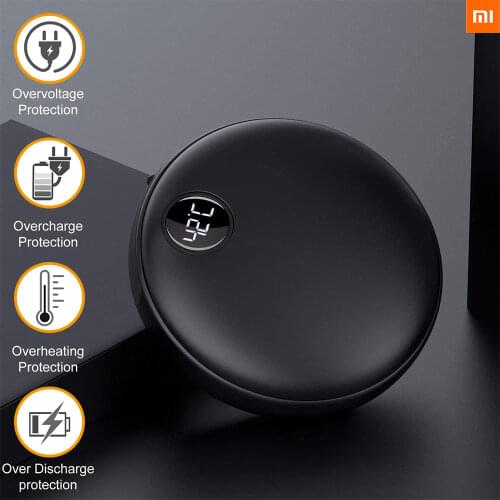 Xiaomi Youpin 5200mAh Mini Hand Warmer Winter Hand Warmer Pocket Travel With Own Line Power Bank Mobile Power Fast Heating Pad