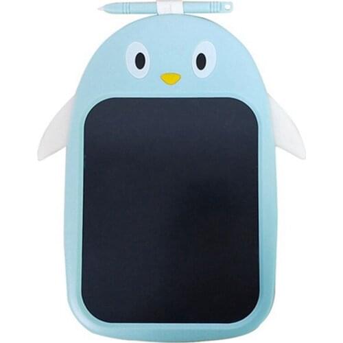 Mini LCD Writing Color Board Childrens Penguin Color LCD Digital Drawing Writing Tablet One-Button Lock Screen