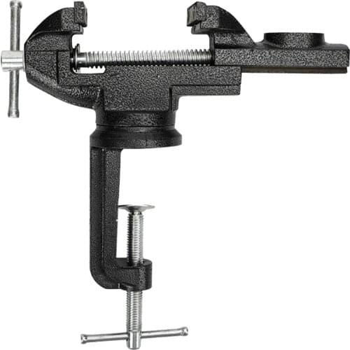 New Bench Vise Mini Rotating Tables Muliti-Funcational Screws Vise Bench Clamp Screws Vise for DIY Crafts Mold Fixed Repair Tool