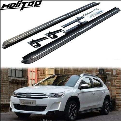 Hottest running board side steps side bar pedals for Citroen C3-XR .aviation aluminum alloy.quality guarantee.can loading 400kg