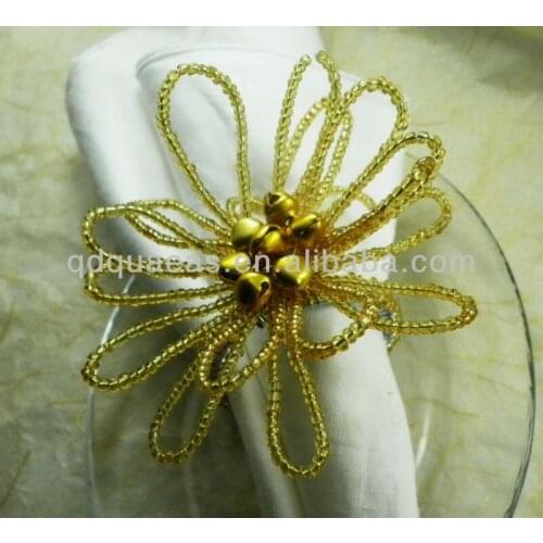 Aliexpress sold beaded wedding napkin ring