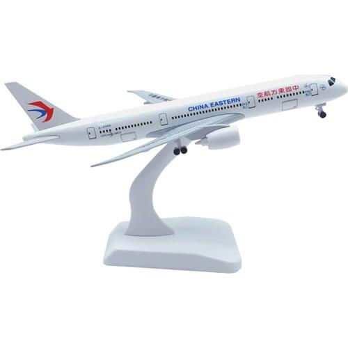 20cm Aircraft China Eastern Airlines Boeing 787 with Landing Gear B787 Alloy Plane Model Toys Children Kids Gift for Collection