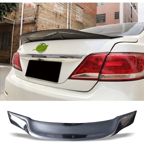Car Trunk Spoiler Carbon Fiber FRP Auto Rear Trunk Wing R Style Refit Accessories Spoiler For Toyota Camry 2004-2011