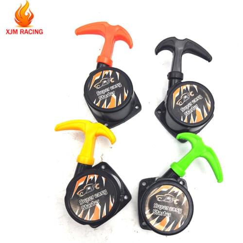 Super easy pull starter for Zenoah CY Engine for 1/5 HPI Rovan KM Baja LOSI RC CAR GAS PARTS