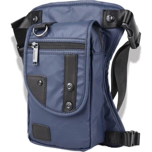 With Belt Men Motorcycle Rider Cross Body Hip Messenger Purse Shoulder Bags Leg Bags Waist Pack Waterproof