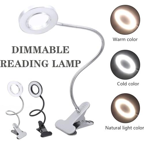 Led Book Light Clip-On Flexible LED Lamp Light Book Reading Lamp Dimmable Rechargeable USB Led Table Lamp Reading Book Lights