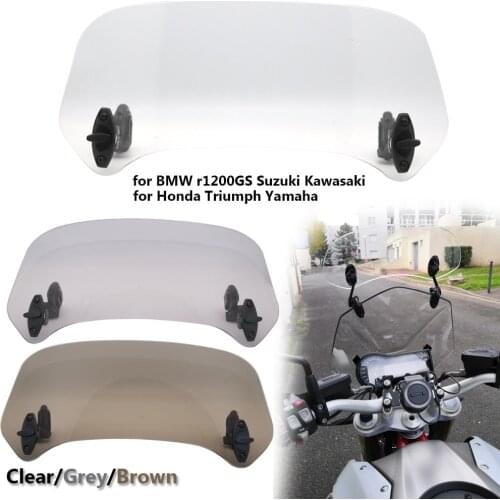 Motorcycle Windshield Extension Spoiler Windscreen Air Deflector For Honda Goldwing 1500 GL1500 GL1800 GROM/MSX125 CBR400RR