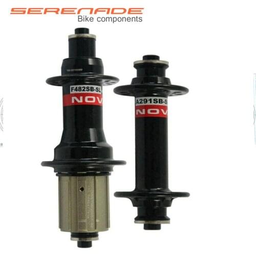 Novatec A291SB F482SB 20 24 Hole Road Alloy Bicycle Hub Super Light Bike V Brake Hubs 4 Bearings bike parts Black Red White