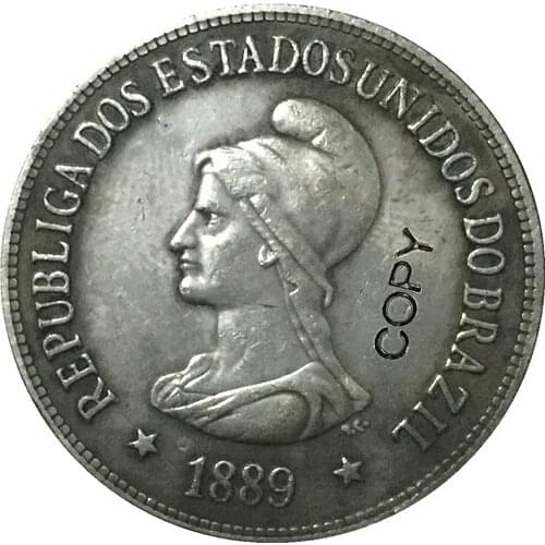 1889 Brazil 1000 Ries coins COPY COINS