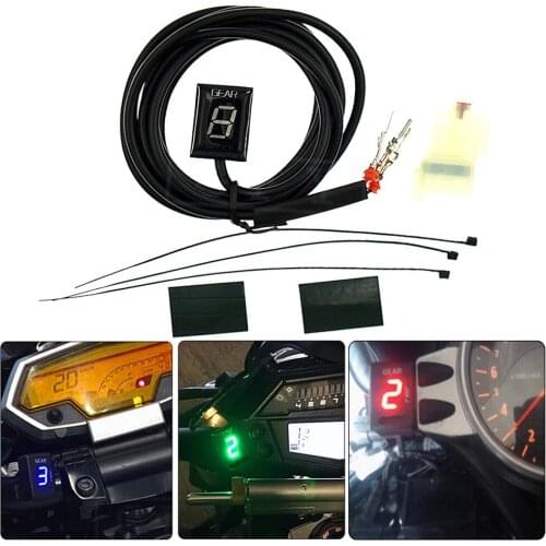 6 Speed Gear LED Display Indicator 1-6 Level Gear Indicator For Honda CB250F CB 250F (with digital trip/odo) 2015 CBR250R 2015