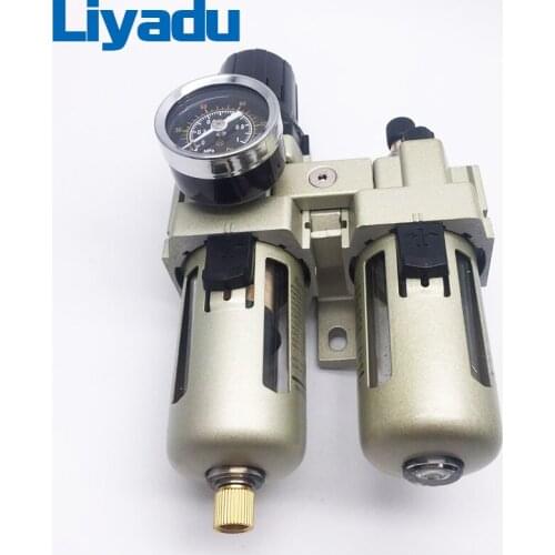 AC5010-06 G3/4 AC5010-10 G1 Oil and water separator filters Air compressor regulating valve Two air filters