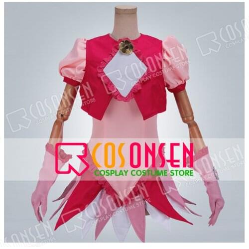 Anime Magical Doremi Harukaze Doremi Cosplay Costume COSPLAYONSEN Pink Dress Any Size