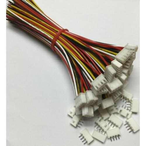Free shipping 10pair JST-XH Connector Adapter plug 4 Pin Servo Extension Cord 15CM 2.5MM