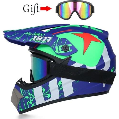 Children Fashion Motorcycle Helmets with Goggle Boy Girl Protective Cycling Casque