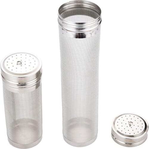 Stainless Steel Homebrew Beer Wine Brewing Dry Hop Filter Grain Basket Strainer Kit For Home Brew Spider Filter 7x18cm/7x30cm