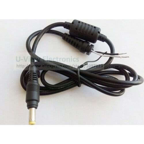 DC Power Cable 4.8x1.7MM Male Power Plug With Magnetic Ring Filter For Laptop About 1.2M/Free Shipping/15PCS