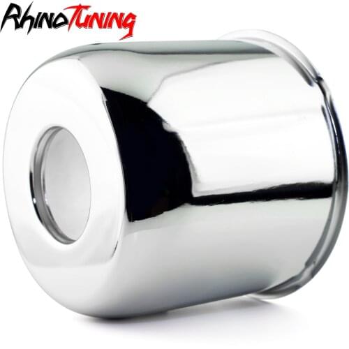 1pcs Chrome Push Through Center Caps for 4.90" Diameter Center Bore 4.33" Tall Travel Trailer Lug Cap Set Hub Cover 8 SS Lugs