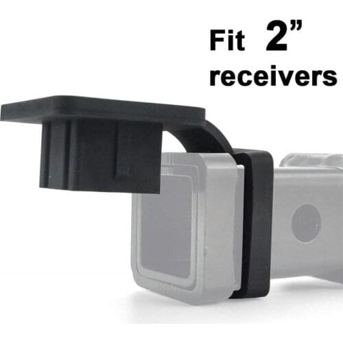 Car Anti-Lost Trailer Hitch Cover 2" Receivers Tube Plug Insert Receiver Tube Hitch Plug For Toyota Audi Ford Truck Chevy Lexus