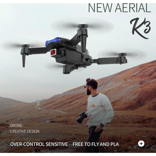 Mini 4K HD Wide Angle Camera APP FPV Drone Foldable Camera Gift for Adults