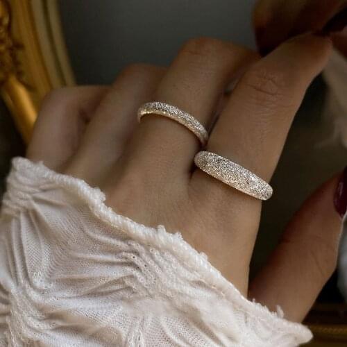 Fashion 925 Sterling Silver Sparkling Finger Open Ring For Women Girls Wedding Party Jewelry jz501