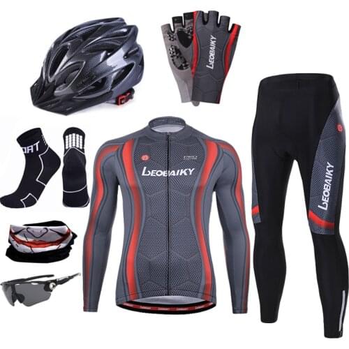 Pro Team Cycling Clothing Men Bicycle Jersey Set Road Bike Sportswear Reflective Anti-UV Mtb Riding Suit Maillot Ciclismo Hombre